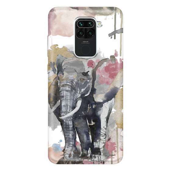 XIAOMI - Redmi Note 9 - Soft Clear Case - Elephant