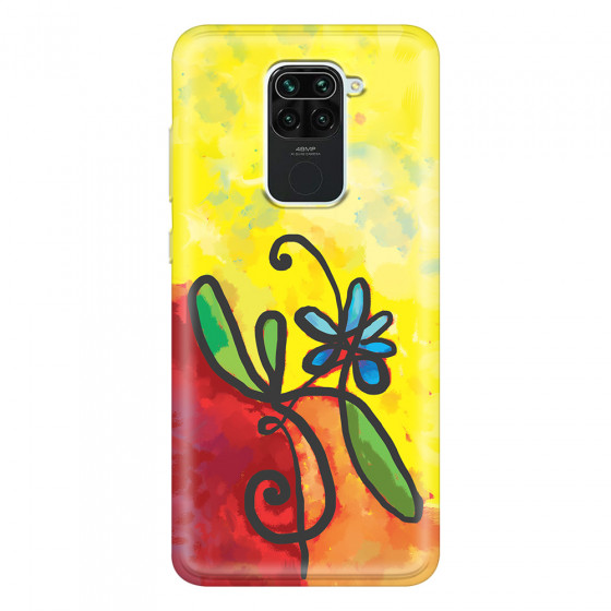 XIAOMI - Redmi Note 9 - Soft Clear Case - Flower in Picasso Style