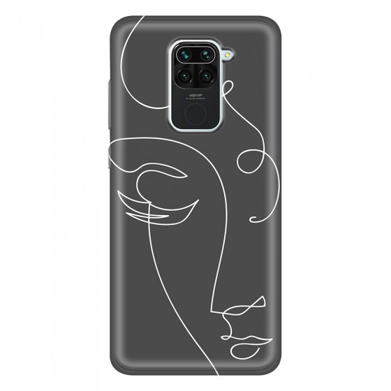 XIAOMI - Redmi Note 9 - Soft Clear Case - Light Portrait in Picasso Style
