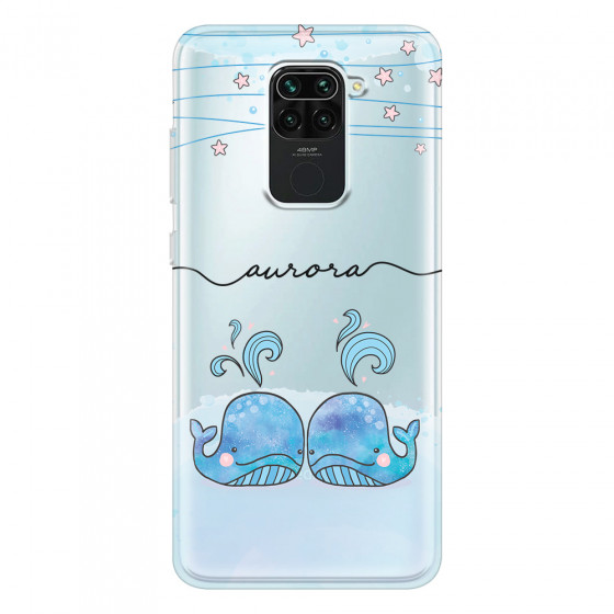 XIAOMI - Redmi Note 9 - Soft Clear Case - Little Whales