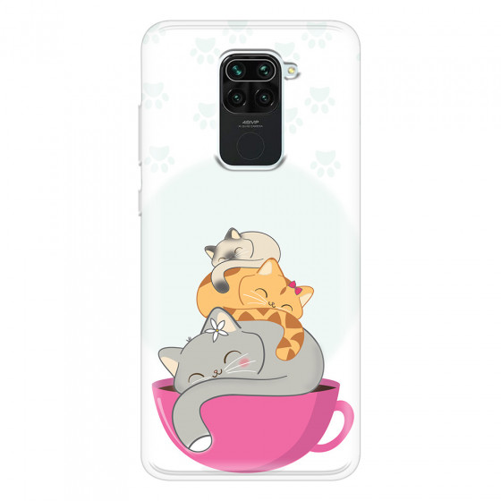 XIAOMI - Redmi Note 9 - Soft Clear Case - Sleep Tight Kitty