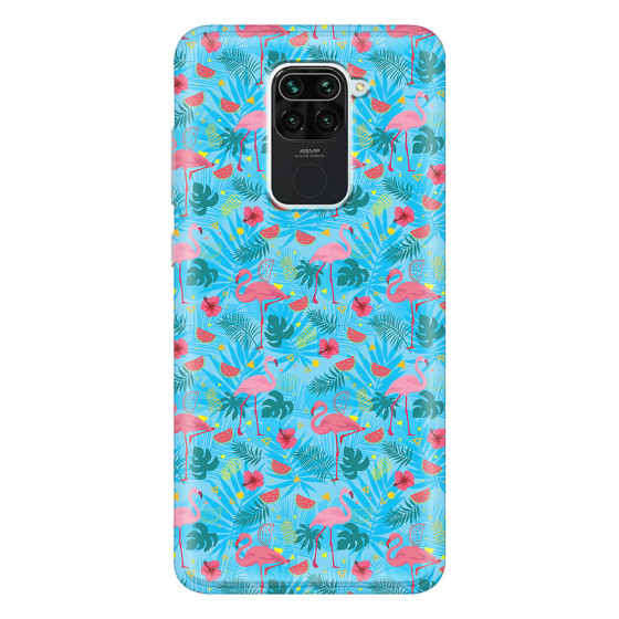 XIAOMI - Redmi Note 9 - Soft Clear Case - Tropical Flamingo IV