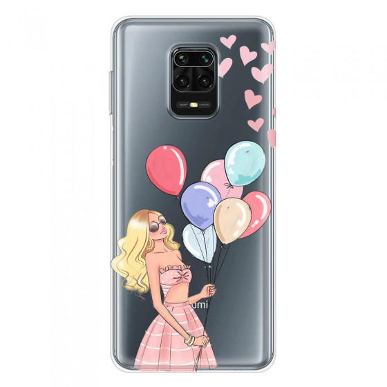 XIAOMI - Redmi Note 9 Pro / Note 9S - Soft Clear Case - Balloon Party