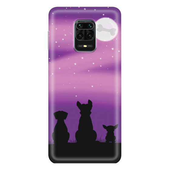 XIAOMI - Redmi Note 9 Pro / Note 9S - Soft Clear Case - Dog's Desire Violet Sky