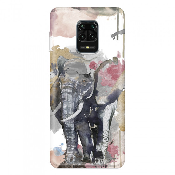 XIAOMI - Redmi Note 9 Pro / Note 9S - Soft Clear Case - Elephant