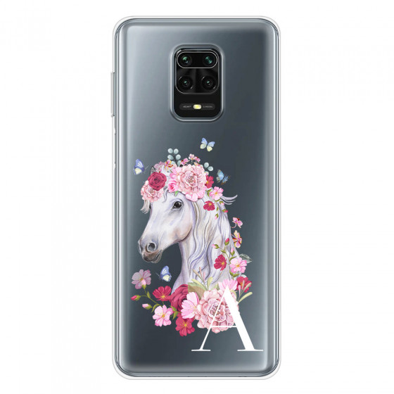 XIAOMI - Redmi Note 9 Pro / Note 9S - Soft Clear Case - Magical Horse White