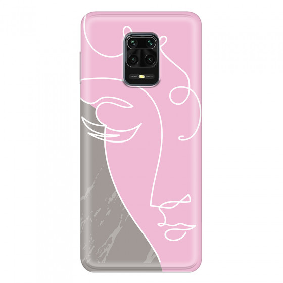 XIAOMI - Redmi Note 9 Pro / Note 9S - Soft Clear Case - Miss Pink