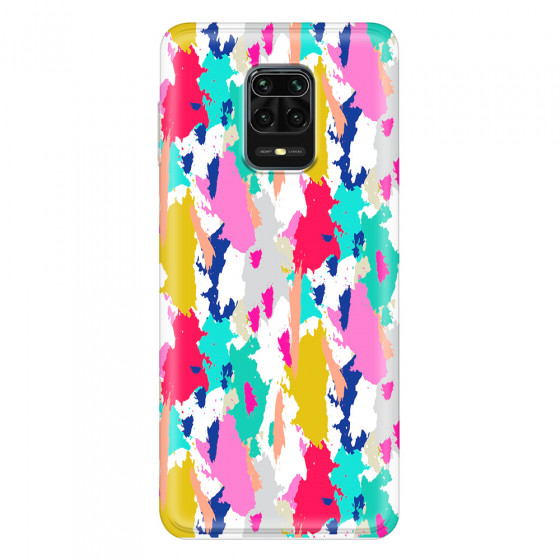 XIAOMI - Redmi Note 9 Pro / Note 9S - Soft Clear Case - Paint Strokes