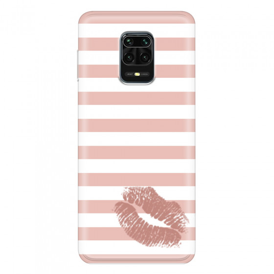 XIAOMI - Redmi Note 9 Pro / Note 9S - Soft Clear Case - Pink Lipstick