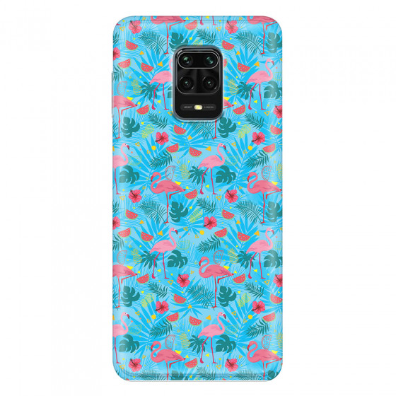 XIAOMI - Redmi Note 9 Pro / Note 9S - Soft Clear Case - Tropical Flamingo IV