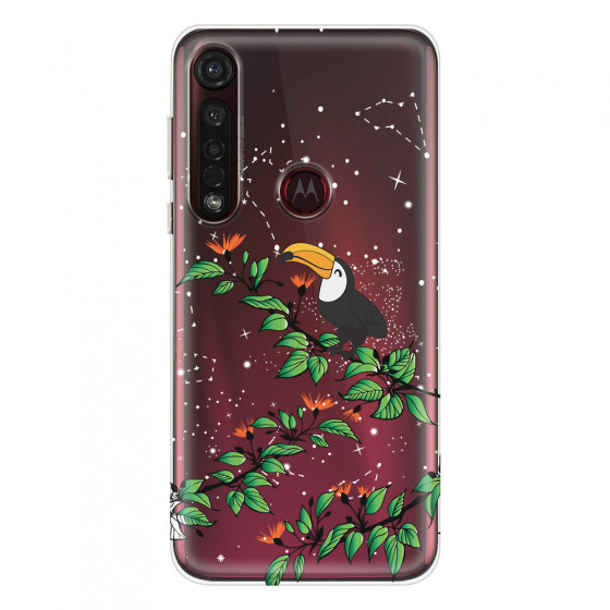 MOTOROLA by LENOVO - Moto G8 Plus - Soft Clear Case - Me, The Stars And Toucan