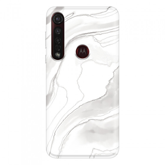 MOTOROLA by LENOVO - Moto G8 Plus - Soft Clear Case - Pure Marble Collection III.