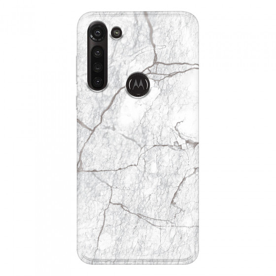 MOTOROLA by LENOVO - Moto G8 Power - Soft Clear Case - Pure Marble Collection II.