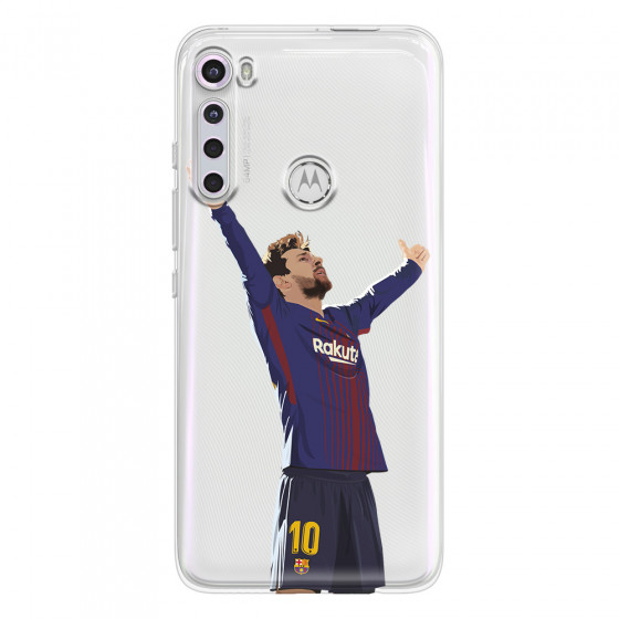 MOTOROLA by LENOVO - Moto One Fusion Plus - Soft Clear Case - For Barcelona Fans