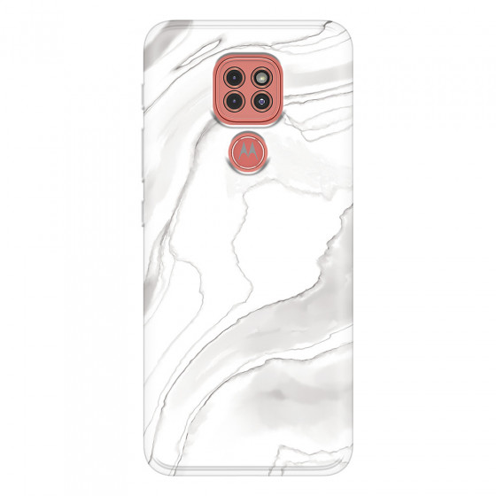 MOTOROLA by LENOVO - Moto G9 Play - Soft Clear Case - Pure Marble Collection III.