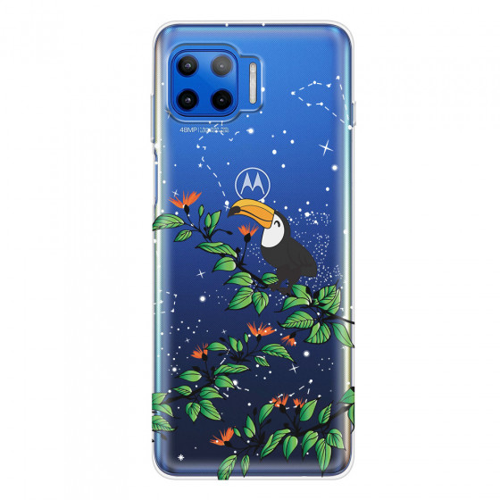 MOTOROLA by LENOVO - Moto G 5G Plus - Soft Clear Case - Me, The Stars And Toucan