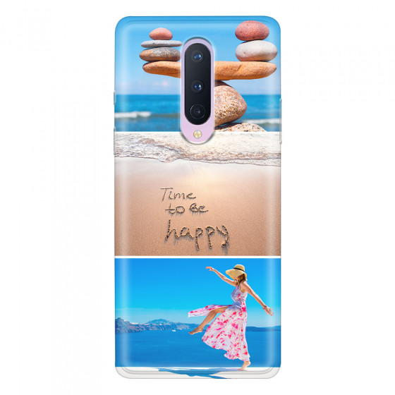 ONEPLUS - OnePlus 8 - Soft Clear Case - Collage of 3