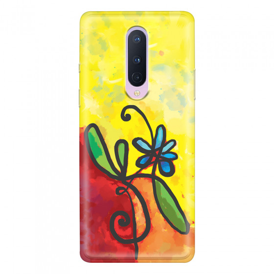 ONEPLUS - OnePlus 8 - Soft Clear Case - Flower in Picasso Style