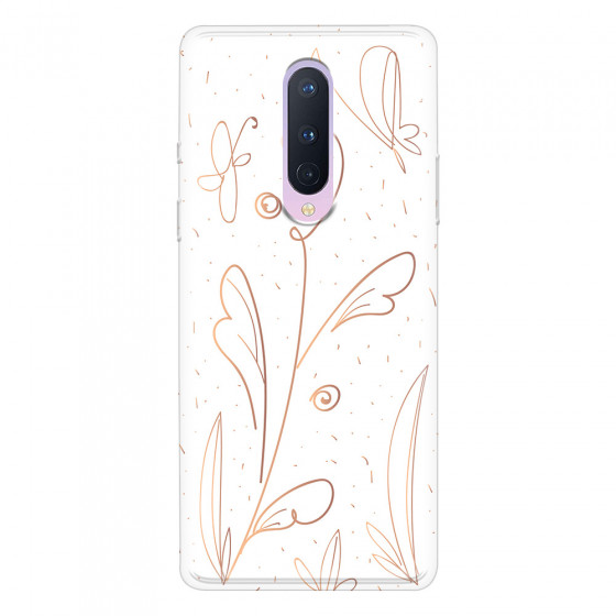 ONEPLUS - OnePlus 8 - Soft Clear Case - Flowers In Style