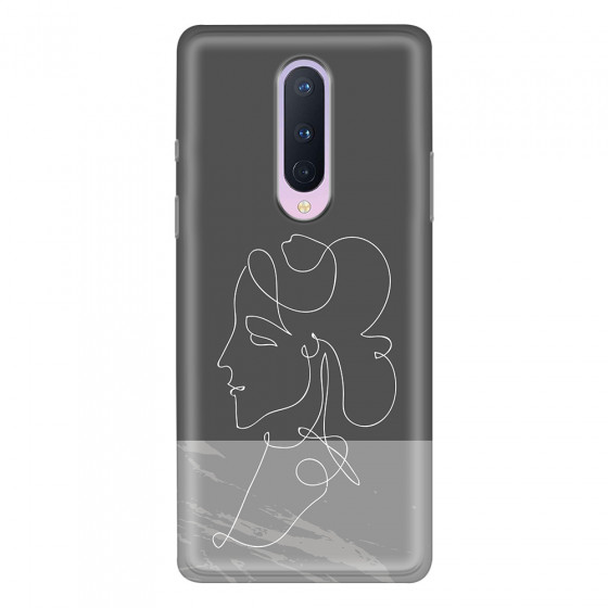 ONEPLUS - OnePlus 8 - Soft Clear Case - Miss Marble
