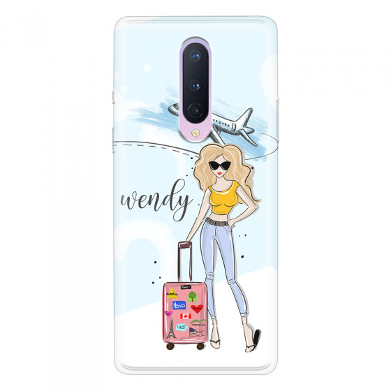 ONEPLUS - OnePlus 8 - Soft Clear Case - Travelers Duo Blonde