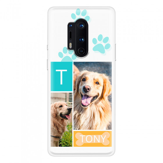 ONEPLUS - OnePlus 8 Pro - Soft Clear Case - Dog Collage