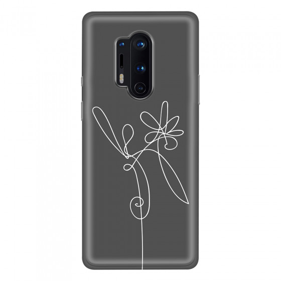 ONEPLUS - OnePlus 8 Pro - Soft Clear Case - Flower In The Dark