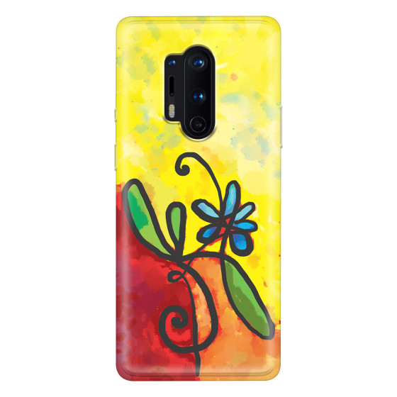ONEPLUS - OnePlus 8 Pro - Soft Clear Case - Flower in Picasso Style