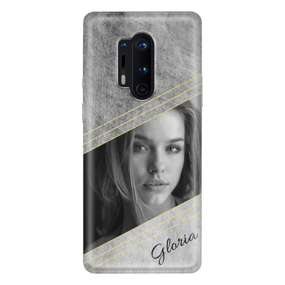 ONEPLUS - OnePlus 8 Pro - Soft Clear Case - Geometry Love Photo