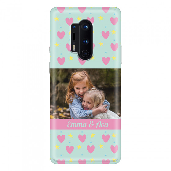 ONEPLUS - OnePlus 8 Pro - Soft Clear Case - Heart Shaped Photo
