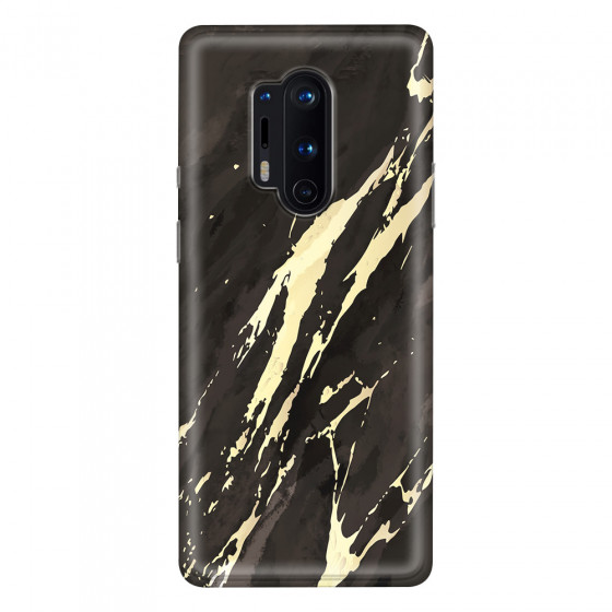ONEPLUS - OnePlus 8 Pro - Soft Clear Case - Marble Ivory Black