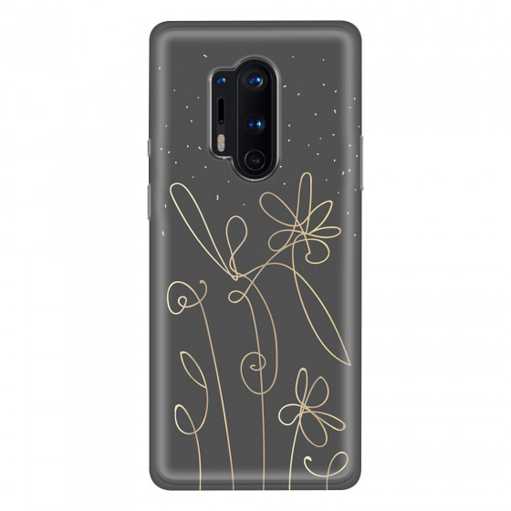 ONEPLUS - OnePlus 8 Pro - Soft Clear Case - Midnight Flowers