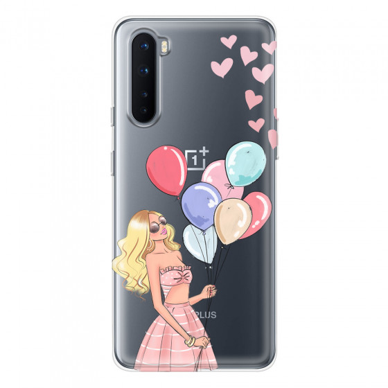 ONEPLUS - OnePlus Nord - Soft Clear Case - Balloon Party