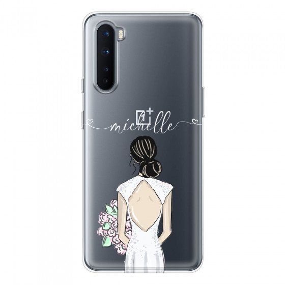 ONEPLUS - OnePlus Nord - Soft Clear Case - Bride To Be Blackhair II.