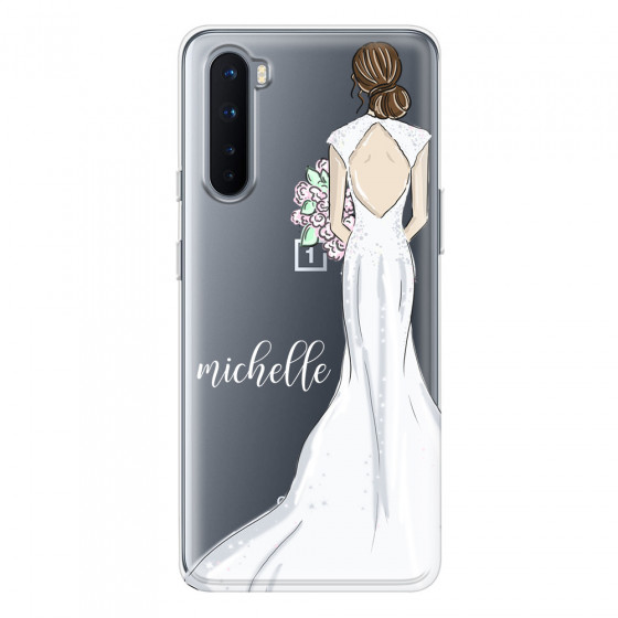 ONEPLUS - OnePlus Nord - Soft Clear Case - Bride To Be Brunette