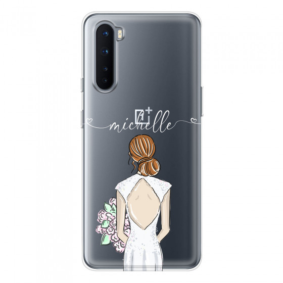 ONEPLUS - OnePlus Nord - Soft Clear Case - Bride To Be Redhead II.