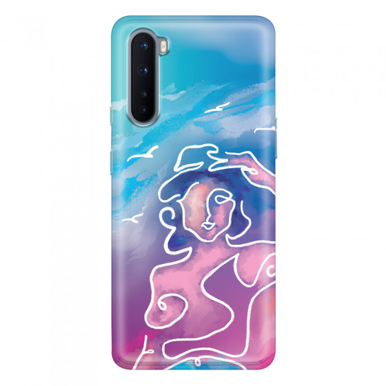 ONEPLUS - OnePlus Nord - Soft Clear Case - Lady With Seagulls