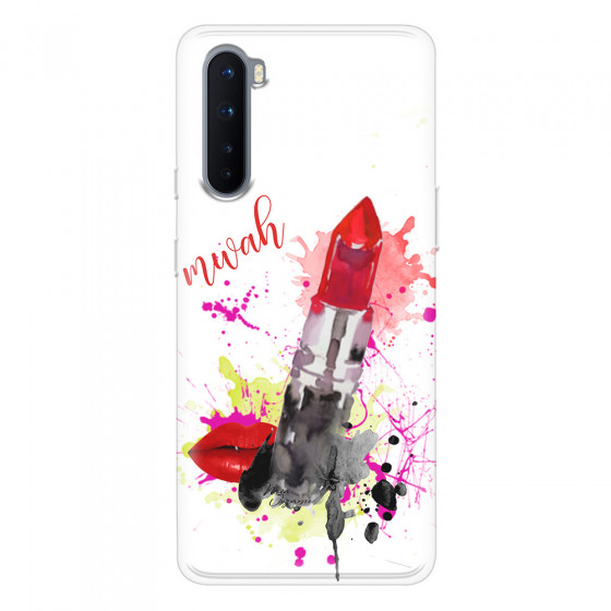 ONEPLUS - OnePlus Nord - Soft Clear Case - Lipstick