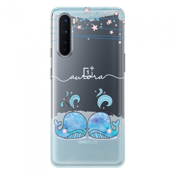 ONEPLUS - OnePlus Nord - Soft Clear Case - Little Whales White