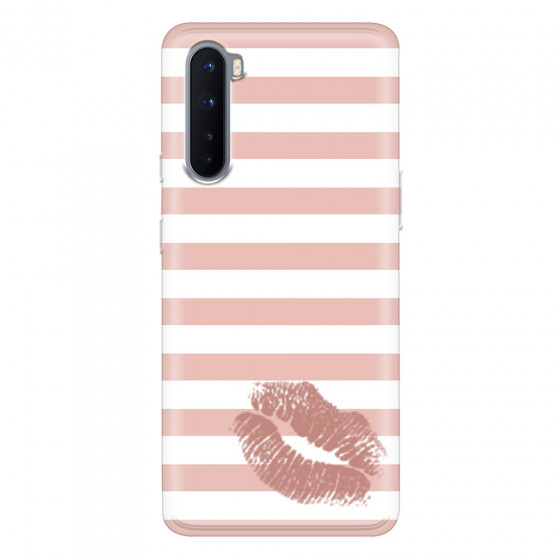 ONEPLUS - OnePlus Nord - Soft Clear Case - Pink Lipstick