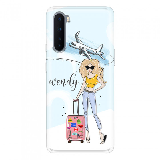 ONEPLUS - OnePlus Nord - Soft Clear Case - Travelers Duo Blonde