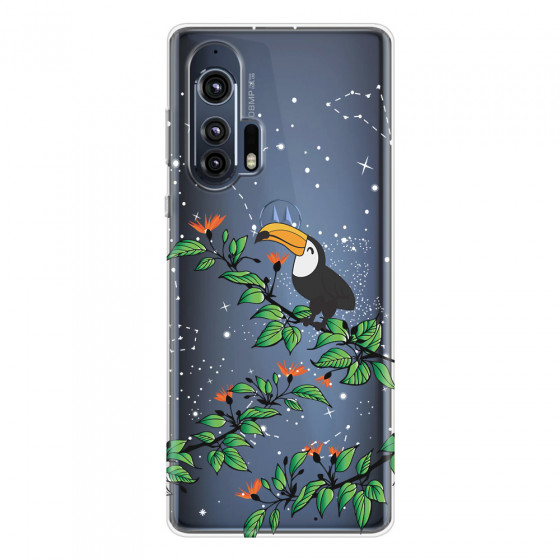 MOTOROLA by LENOVO - Moto Edge Plus - Soft Clear Case - Me, The Stars And Toucan