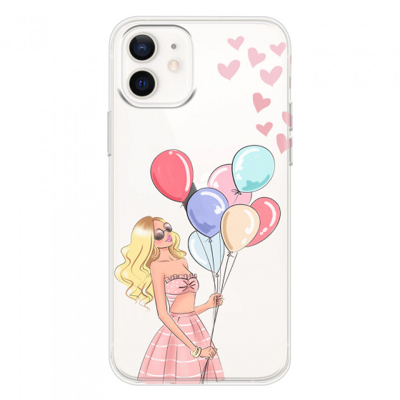 APPLE - iPhone 12 - Soft Clear Case - Balloon Party