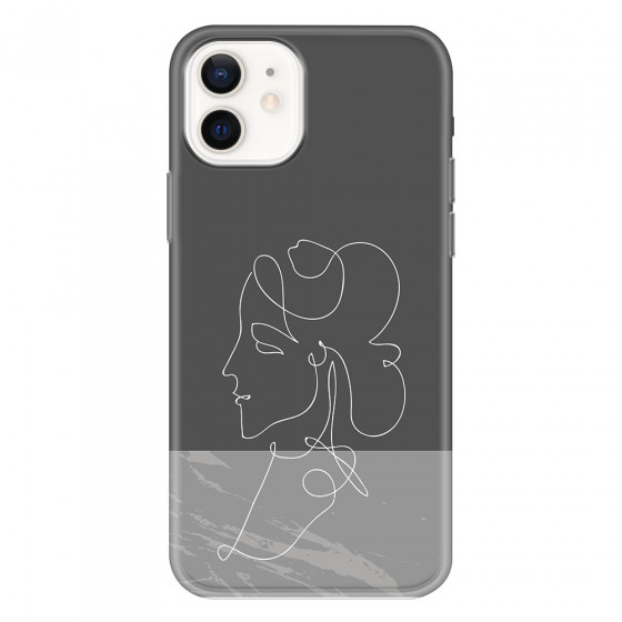 APPLE - iPhone 12 - Soft Clear Case - Miss Marble