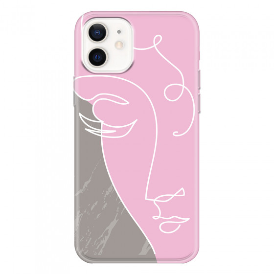APPLE - iPhone 12 - Soft Clear Case - Miss Pink