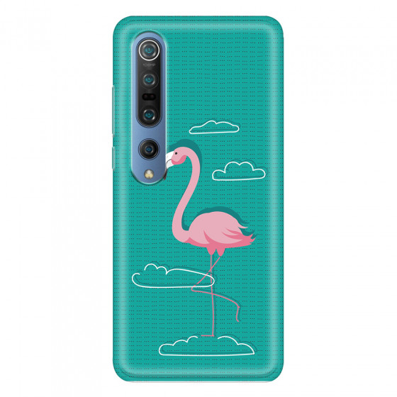 XIAOMI - Mi 10 Pro - Soft Clear Case - Cartoon Flamingo