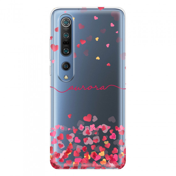 XIAOMI - Mi 10 Pro - Soft Clear Case - Scattered Hearts