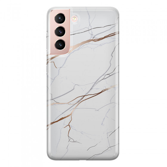 SAMSUNG - Galaxy S21 - Soft Clear Case - Pure Marble Collection IV.