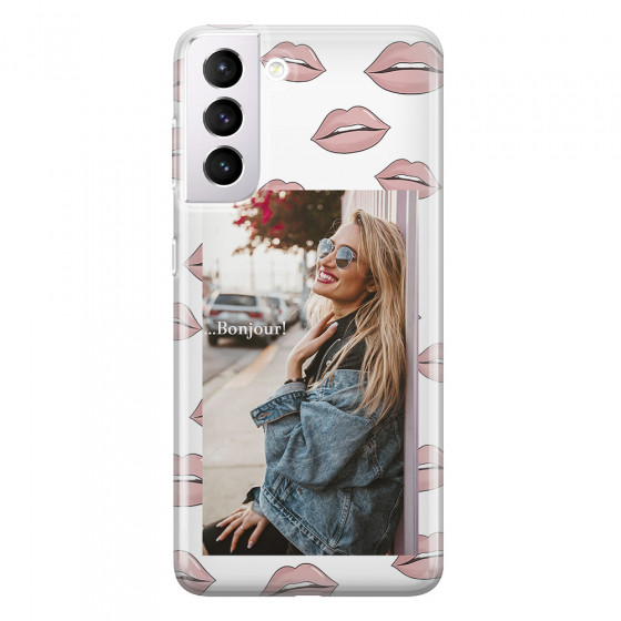 SAMSUNG - Galaxy S21 Plus - Soft Clear Case - Teenage Kiss Phone Case