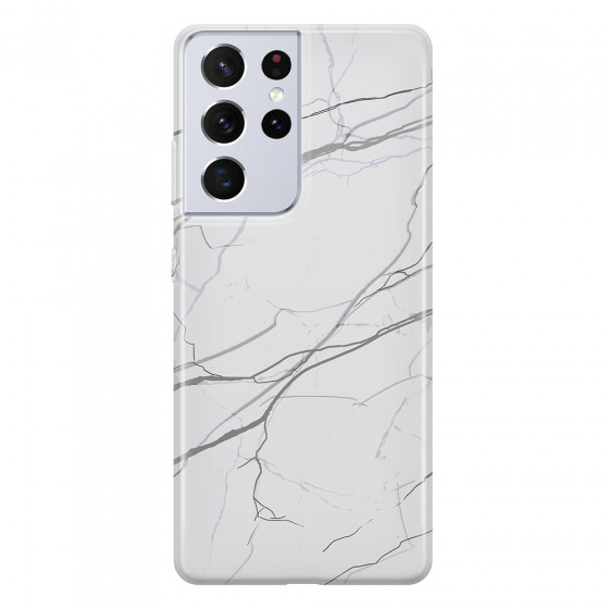 SAMSUNG - Galaxy S21 Ultra - Soft Clear Case - Pure Marble Collection V.